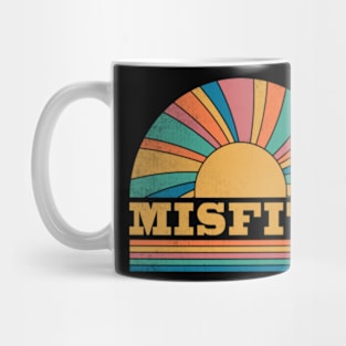 Graphic Misfits Proud Name Distressed Birthday Vintage Style Mug